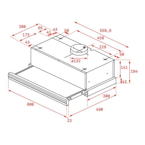 campana extractora Teka CNL 6415 W 600