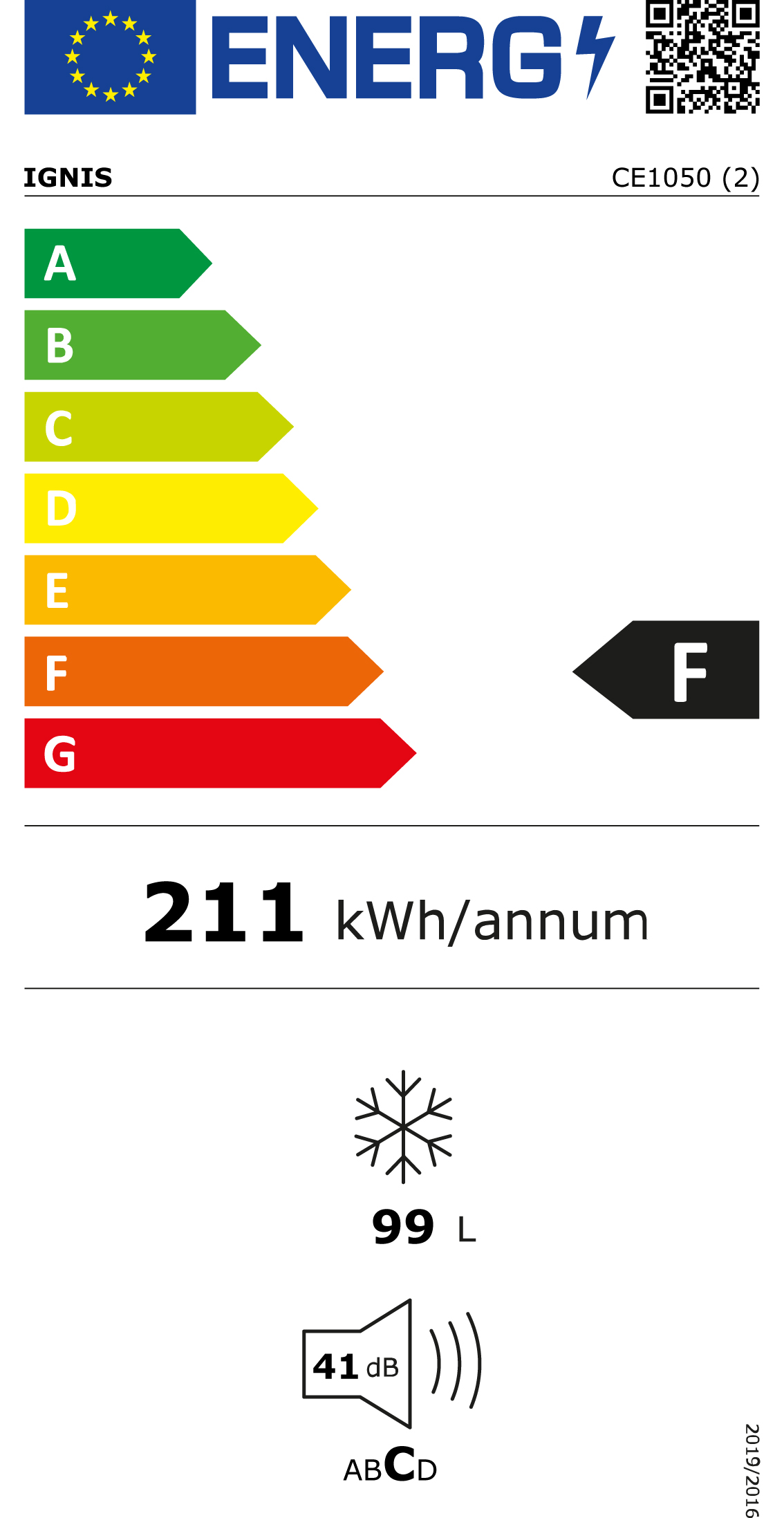 congelador Ignis CE1050