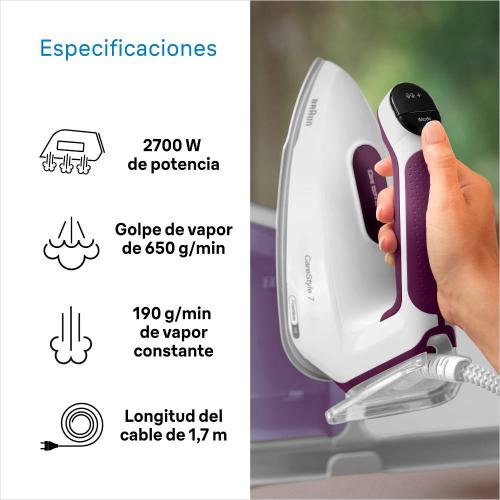 plancha de vapor Braun Hogar IS7266VI