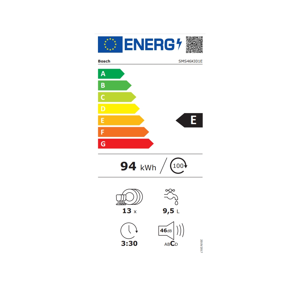 lavavajillas Bosch SMS46KI01E
