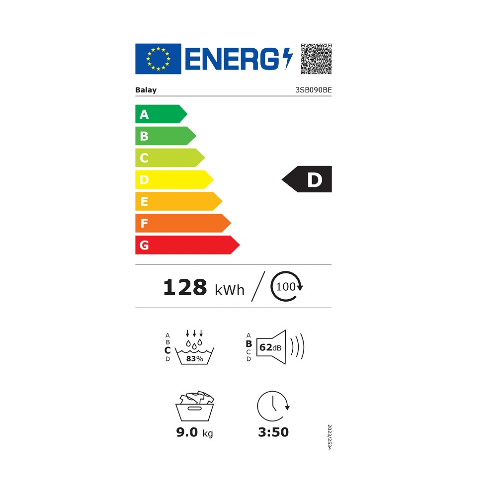 secadora ropa Balay 3SB090BE