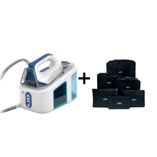 Kit de Centro de planchado Braun CareStyle 3 IS3157BL + Set de viaje 