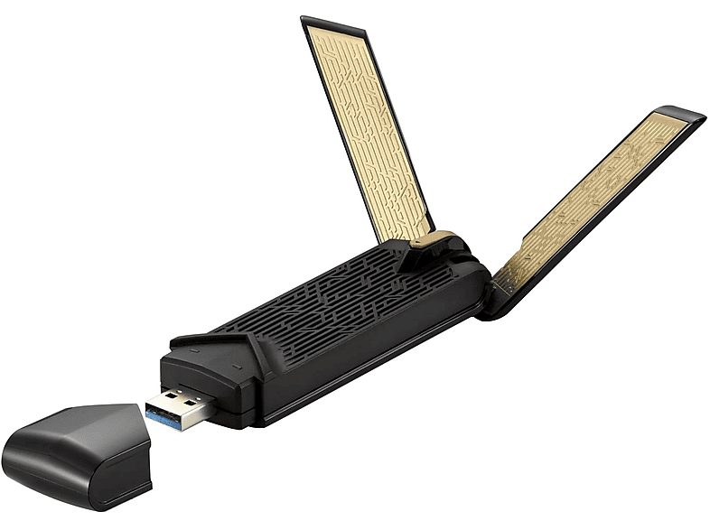 Adaptador Wi-Fi  - 90IG06H0-MO0R10 ASUS, Negro, Oro