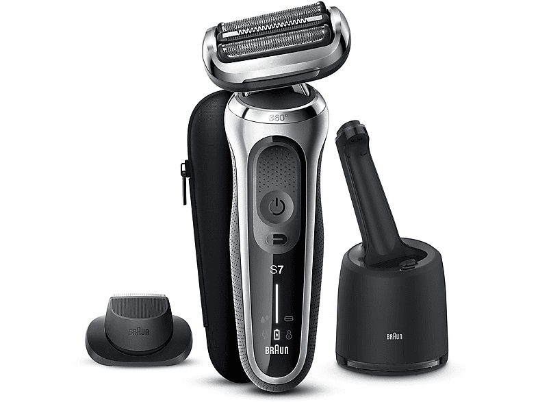 Afeitadora - BRAUN 433637, 50 min, Centro de Limpieza SmartCare, Negro