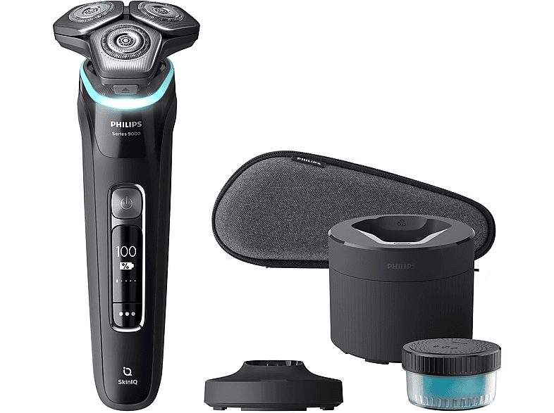 Afeitadora - PHILIPS S9976/55, 1min, carga rápida, recortador de precisión, lavable, afeitado en seco, afeitado en húmedo