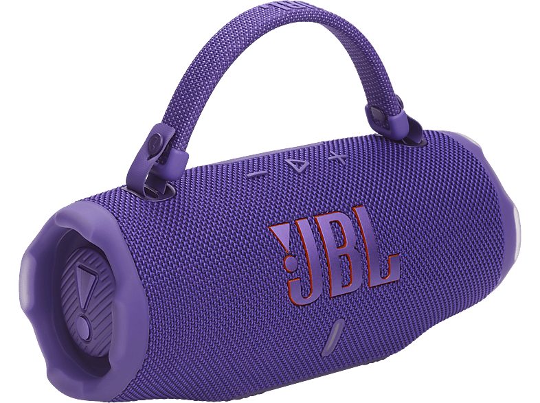 Altavoz bluetooth - JBL Charge 6, 45 W, Bluetooth, Hasta 24 horas + 4 horas con Playtime Boost, Resistente a golpes, agua y polvo, Morado