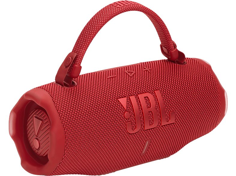 Altavoz bluetooth - JBL Charge 6, 45 W, Bluetooth, Hasta 24 horas + 4 horas con Playtime Boost, Resistente a golpes, agua y polvo, Rojo