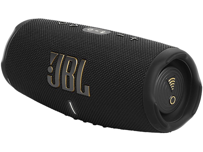 Altavoz inalámbrico - JBL Charge 5 Wi-Fi, 40 W, Bluetooth, 20 horas autonomía, Bajos potentes, IP67, Negro