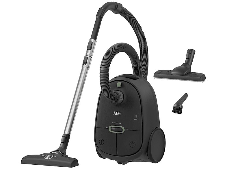 Aspirador con bolsa - AEG AB61C2OKO, 750 W, Potencia de succión 232 W, Depósito 3,5 l, Gris