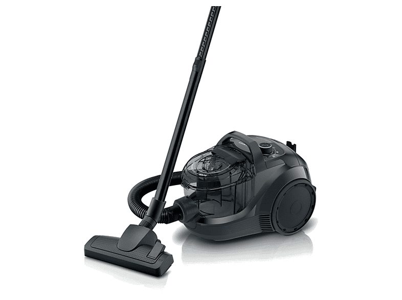 Aspirador con bolsa - BOSCH BGC21X300, 550 W, Depósito 2 l, Negro