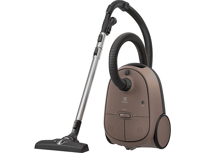 Aspirador con bolsa - ELECTROLUX EB61C3WBL, 850 W, Potencia de succión 232 AirWatt, Depósito 3,5 l, Oro