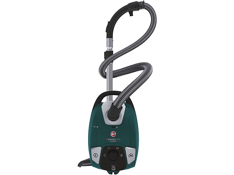Aspirador con bolsa - HOOVER HE330A 011, 850 W, Depósito 3,5 l, Verde