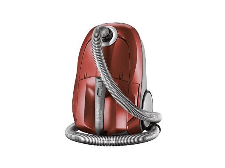 Aspirador con bolsa - NILFISK 128350620, 700 W, Potencia de succión 280 W, Depósito 4,3 l, Spitfire red