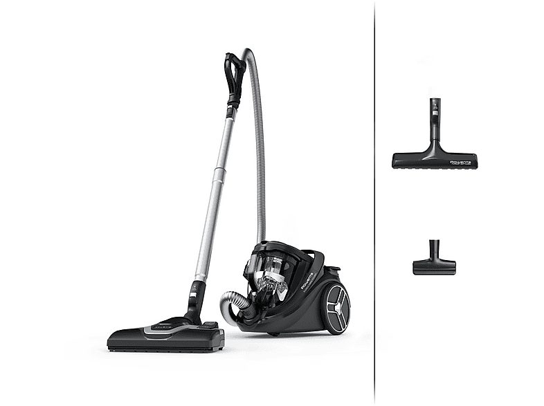 Aspirador con bolsa - ROWENTA RO7935EA, 500 W, Depósito 2,5 l, Negro
