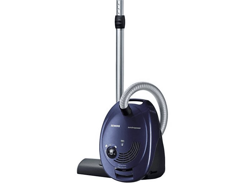 Aspirador con bolsa - SIEMENS VS06B1110, 700 W, Potencia de succión 700 W, Depósito 4 l, Azul
