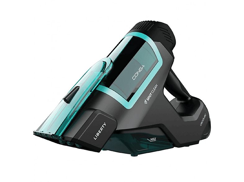 Aspirador de mano - CECOTEC Conga MotorHand Carpet&Spot Clean 2500, 100 W, Depósito 500 ml, Autonomía 120 min, Multicolor