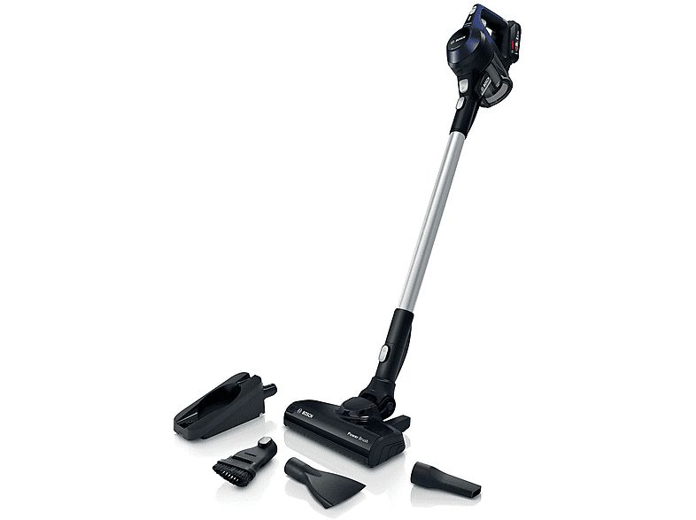 Aspirador escoba - BOSCH BBS611MAT, 200 W, Depósito 0,3 l, Autonomía 30 min, Azul