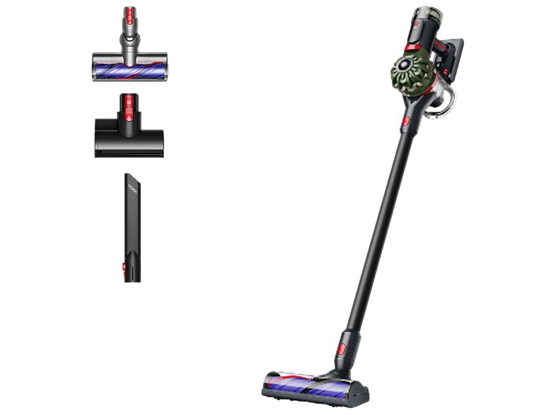 Aspirador escoba - Dyson  V8™ Cyclone, Potencia succión 150 W, Autonomía 60 min, Accesorios, Negro