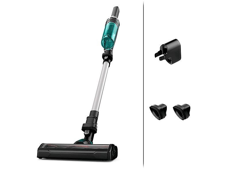 Aspirador escoba - ROWENTA RH1127, 100 W, Potencia de succión 20 AirWatt, Depósito 0,4 l, Autonomía 40 min, Negro