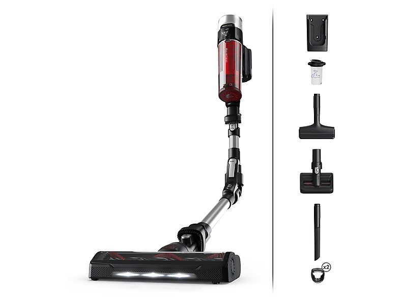 Aspirador escoba - ROWENTA S0450876, 250 W, Potencia de succión 100 AirWatt, Depósito 0,4 l, Autonomía 45 min, Negro