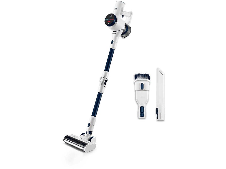 Aspirador escoba - UFESA U5 Digital Navy, 300 W, Depósito 1 l, Autonomía 1min, Blanco y Negro