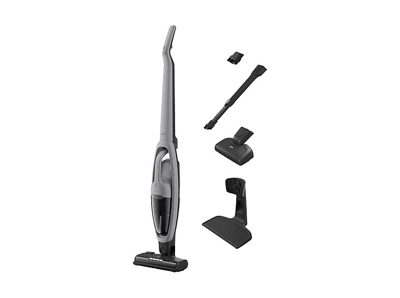 Aspirador portátil - AEG AS52AB18UG, 128 W, Depósito 300 ml, Autonomía 45 min, Gris