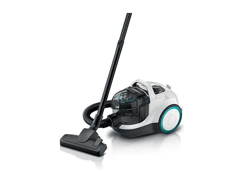 Aspirador sin bolsa - BOSCH BGC21HYG1, 700 W, Depósito 2 l, Blanco
