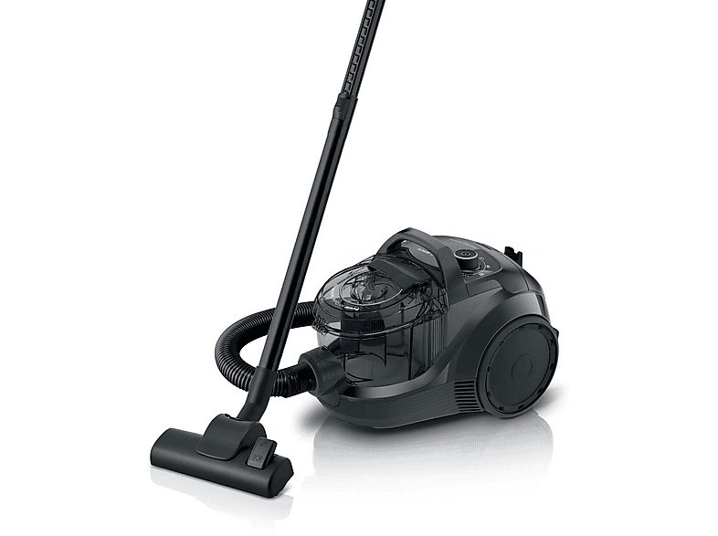 Aspirador sin bolsa - BOSCH BGC21X200, 550 W, Depósito 2 l, Negro