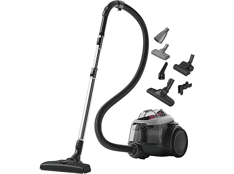 Aspirador sin bolsa - ELECTROLUX 900 258 548, 700 W, Potencia de succión 700 W, Depósito 1,6 l, Gris