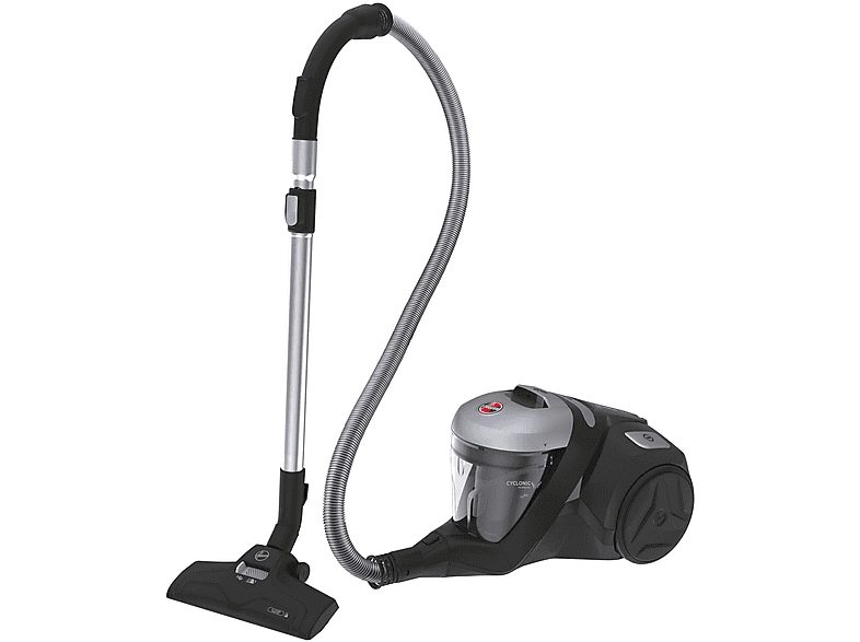 Aspirador sin bolsa - HOOVER HP320PET 011, 850 W, Depósito 2 l, Negro