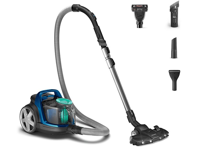 Aspirador sin bolsa - PHILIPS 5000 series FC9557/09, 900 W, Depósito 1,5 l, Azul