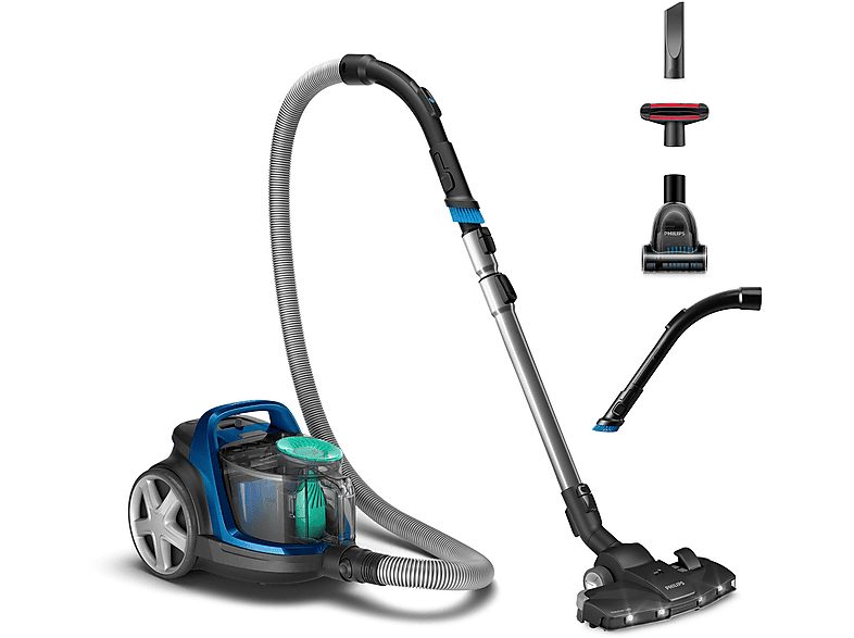 Aspirador sin bolsa - PHILIPS FC9557/09, 900 W, Depósito 1,5 l, Negro