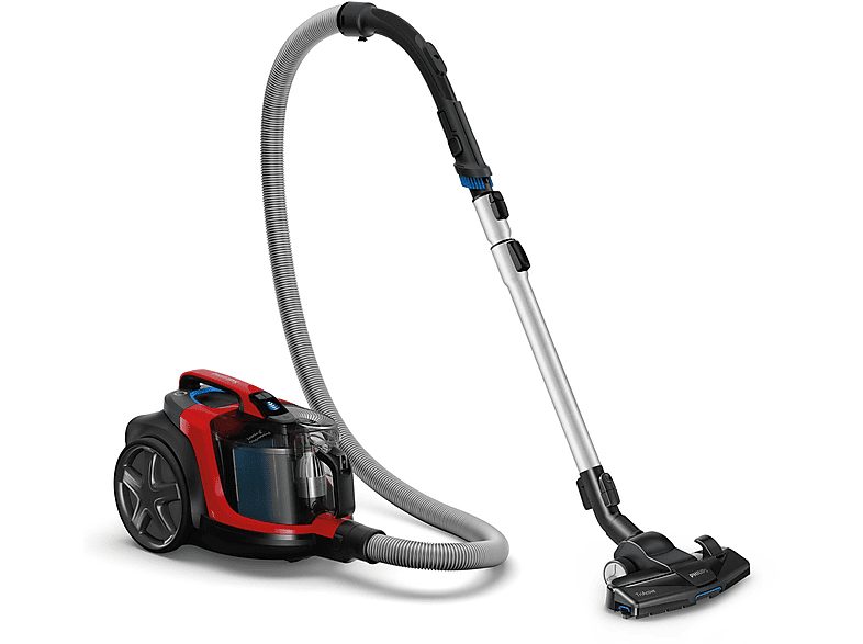 Aspirador sin bolsa - PHILIPS FC9729/09, 900 W, Potencia de succión 420 AirWatt, Depósito 2 l, Rojo