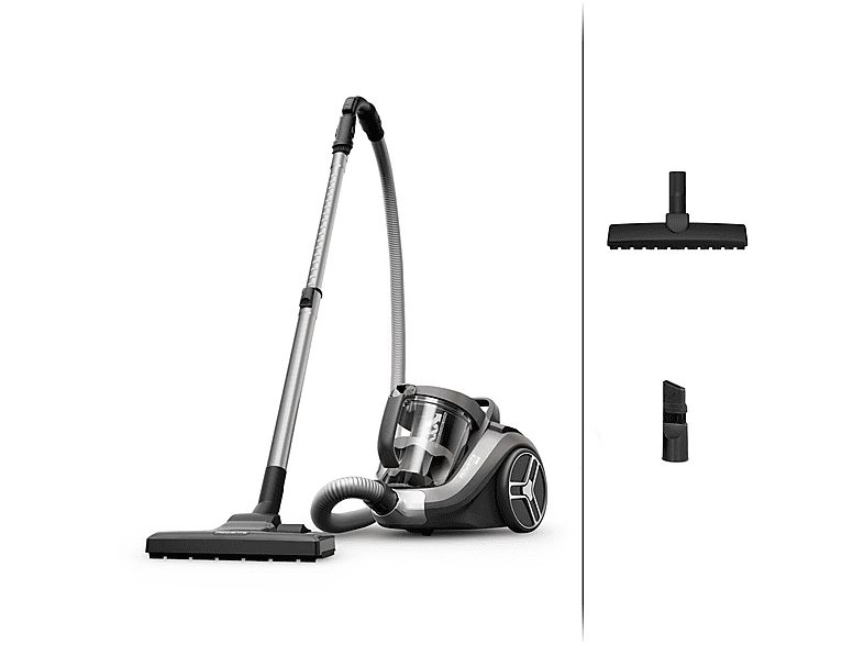 Aspirador sin bolsa - ROWENTA RO4B30, 900 W, Depósito 2,5 l, Negro, Bronce