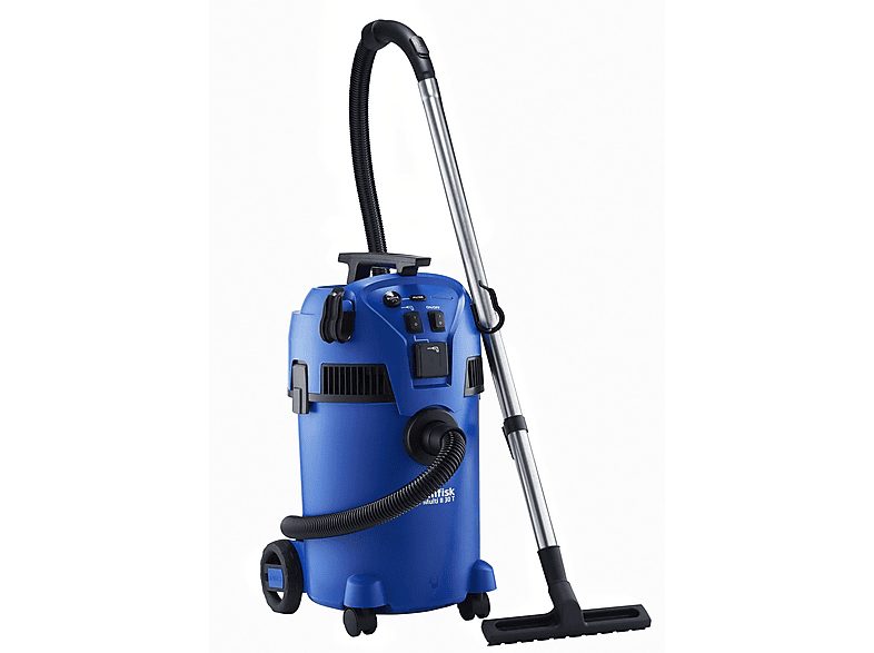 Aspirador sin bolsa seco y húmedo - NILFISK 18451552, 1400 W, Potencia de succión 292 W, Depósito 30.0 l, Inox