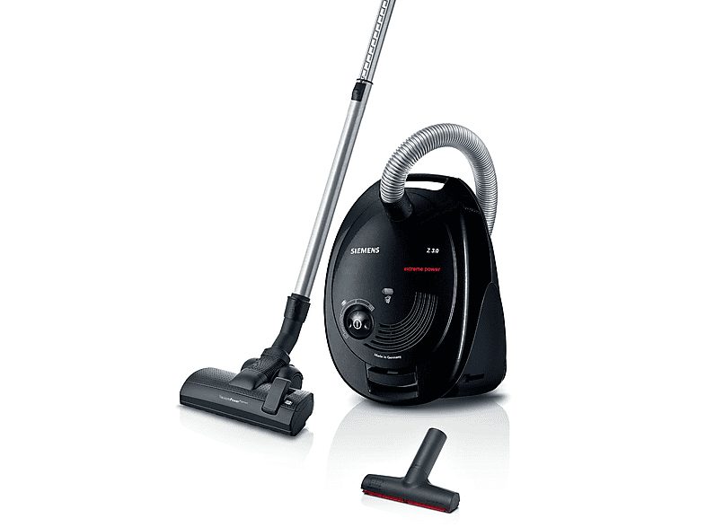 Aspirador sin bolsa - SIEMENS VSZ3XTRM11, 850 W, Depósito 4 l, Negro