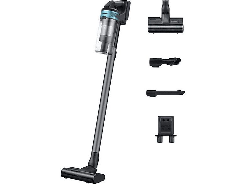 Aspiradora escoba - SAMSUNG Jet 75E Turbo, 200 W, Potencia de succión 200 AirWatt, Depósito 0,8 l, Gris