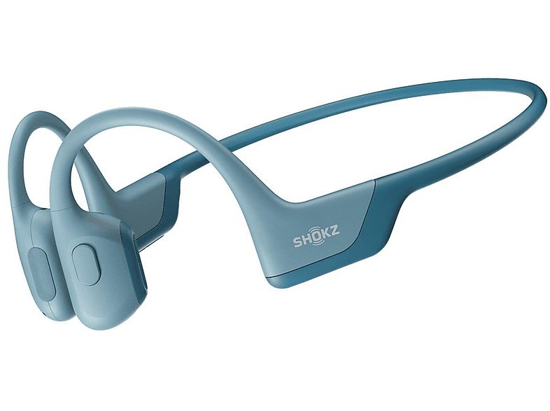 Auriculares conducción ósea  - OpenRun Pro SHOKZ, Control remoto, Bluetooth, Blue