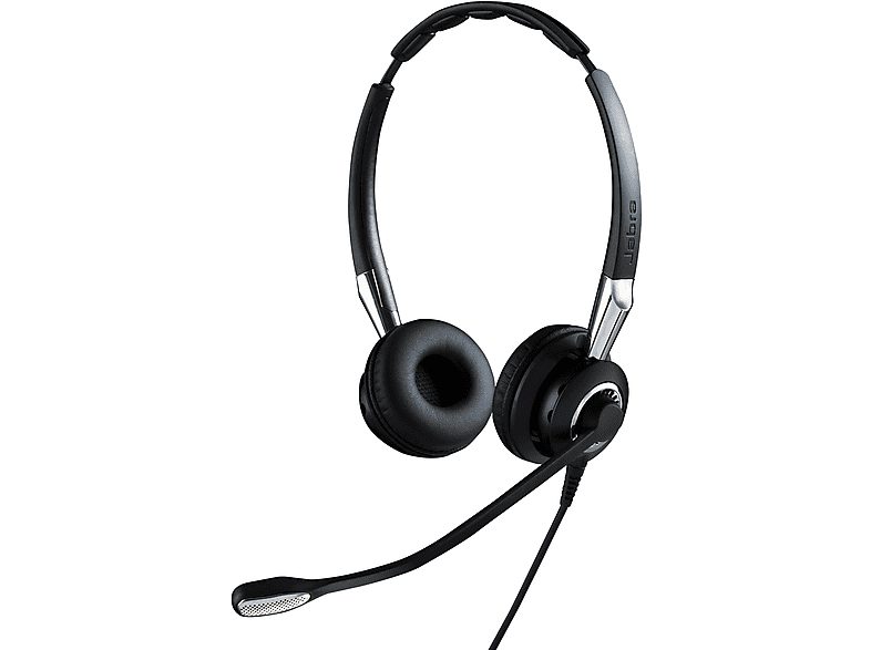 Auriculares de diadema con cable  - 2409-720-209 JABRA, Circumaurales, Negro, Plata