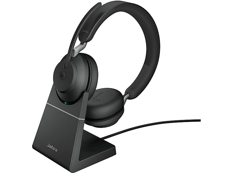 Auriculares de oficina  - GN Evolve2 65, MS Stereo JABRA, Circumaurales, Bluetooth, Black