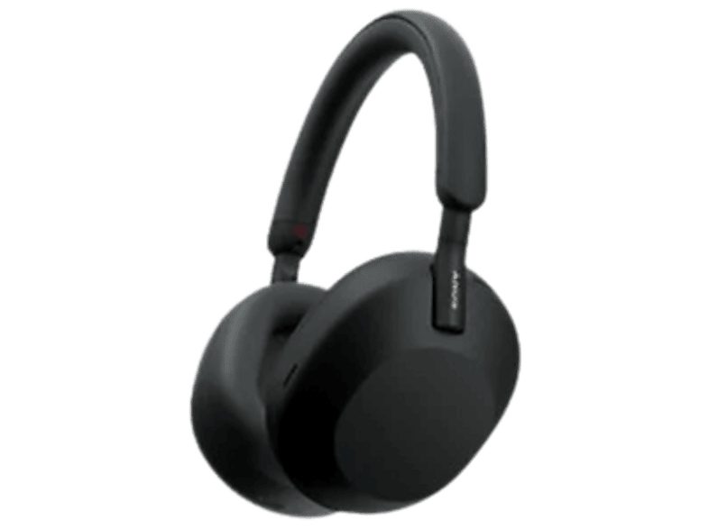 Auriculares inalámbricos - Sony WH-1000XM5SA, Estuche blando, Cancelación ruido , 30h, Hi-Res, Carga Rápida, Bluetooth, Diadema, iOS/Android, Negro