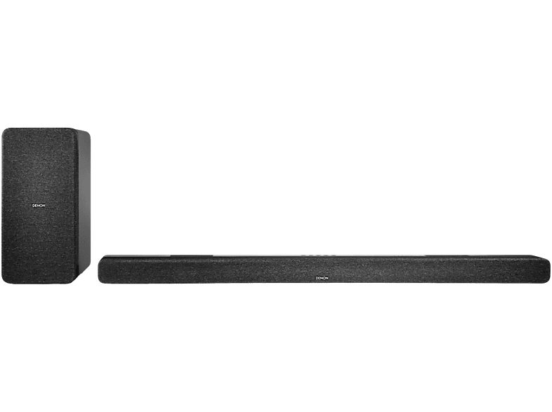 Barra de sonido con subwoofer - DENON DHTS517BKE2, Bluetooth, Subwoofer Inalámbrico, Negro