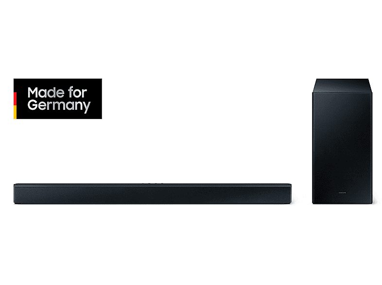 Barra de sonido con subwoofer - SAMSUNG HW-C440G/ZG, Bluetooth, Subwoofer Inalámbrico, 270 W, Negro