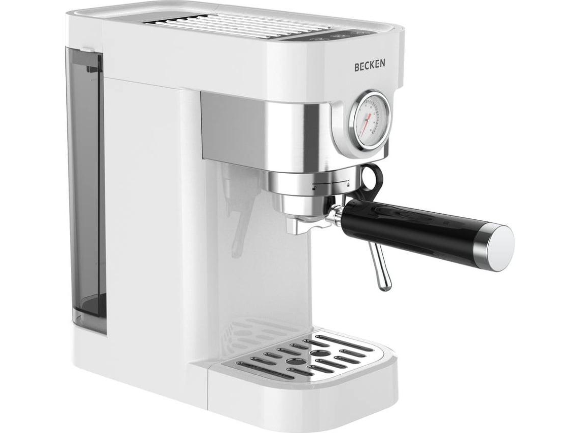 Cafetera Manual BECKEN BCMS9308 (20 bar - Café Molido - Blanco)