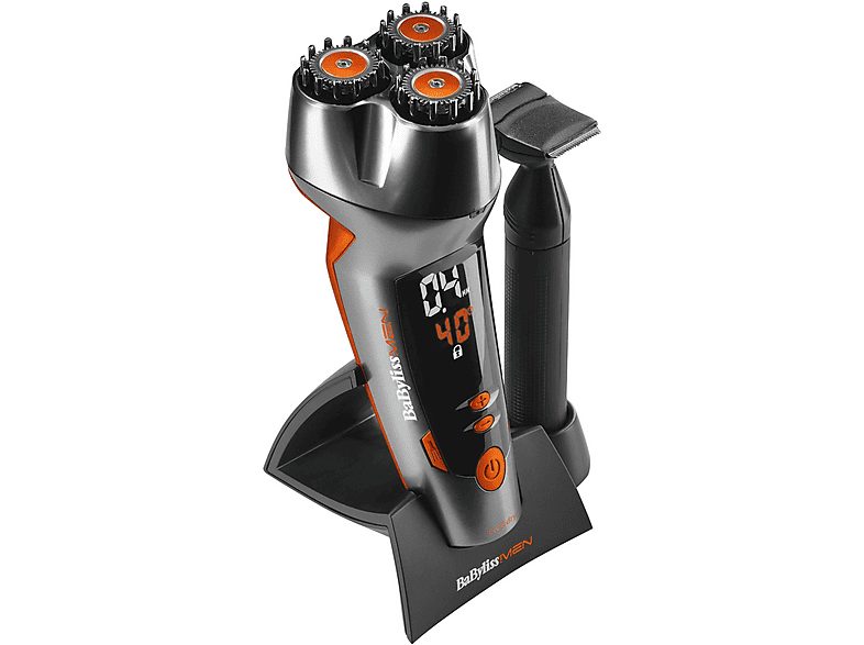 Cortapelos - BABYLISS SH500E, 40 Min., 50 niveles, Gris, Naranja