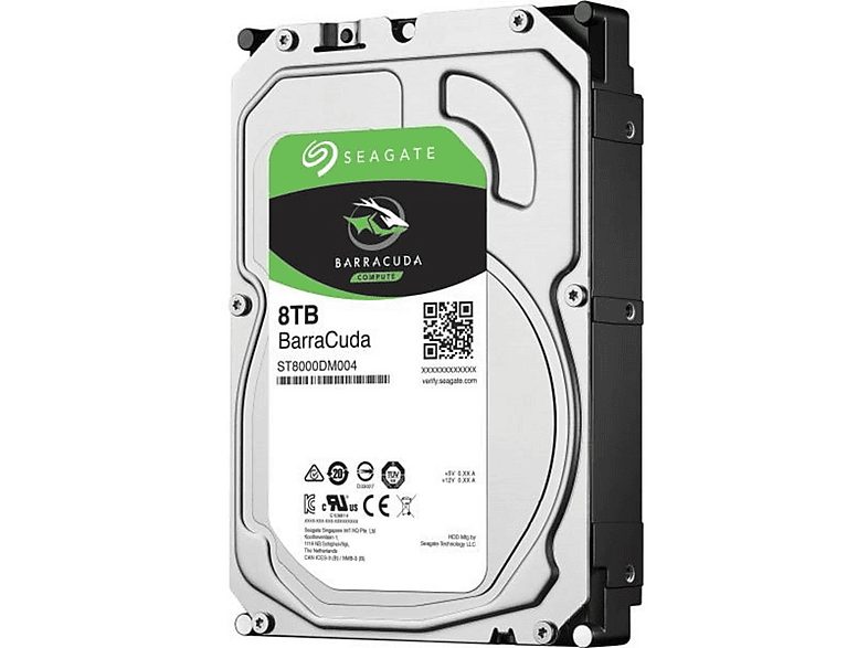 Disco duro HDD interno 8 TB - SEAGATE Barracuda ST8000DM004, Interno, Verde