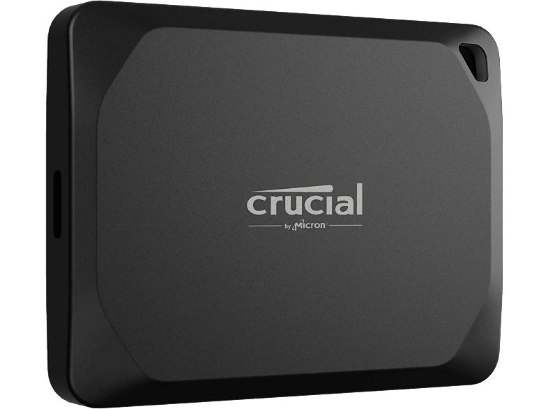 Disco duro SSD externo 2 TB - Crucial X10 Pro Portable SSD, Velocidad de lectura y escritura hasta 2100 MB/s, IP55, Negro