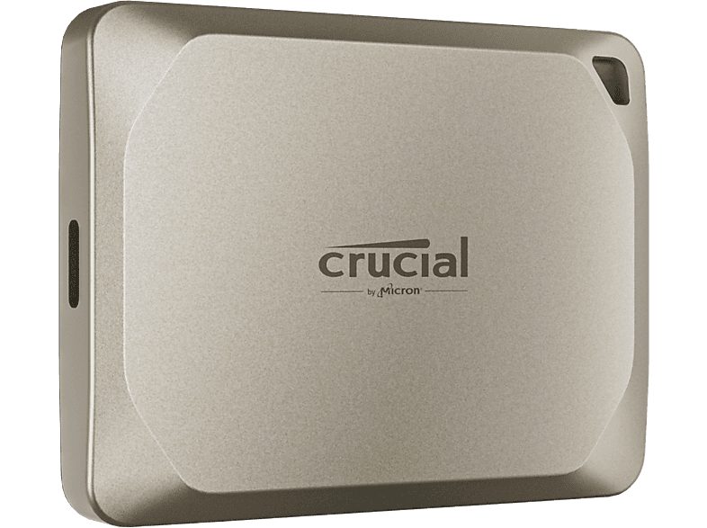 Disco duro SSD externo 4 TB - Crucial X9 Pro for Mac Portable SSD, Velocidad de lectura y escritura 1050 MB/s, Plug-and-Play, Beige