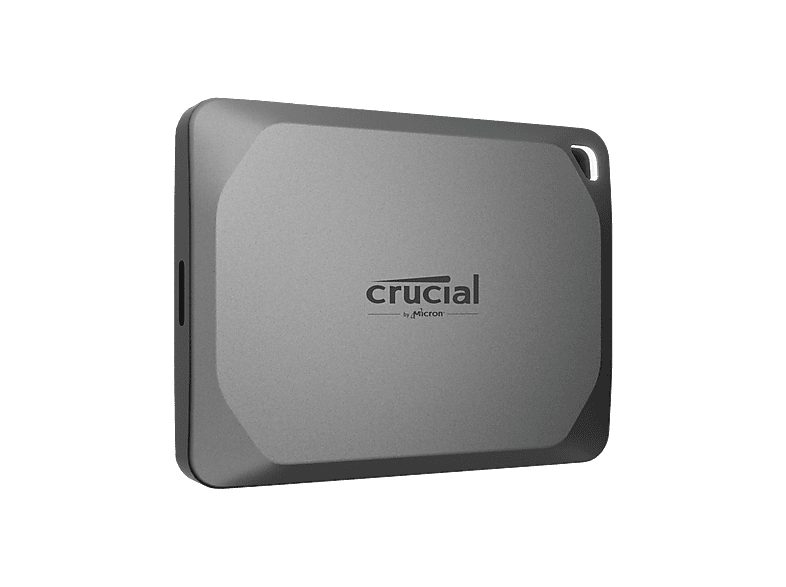 Disco duro SSD externo 4 TB - Crucial X9 Pro, USB 3.2 Gen-2 (10Gb/s), Velocidad Lectura y Escritura de hasta 1050 MB/s, Plug-and-play, Gris