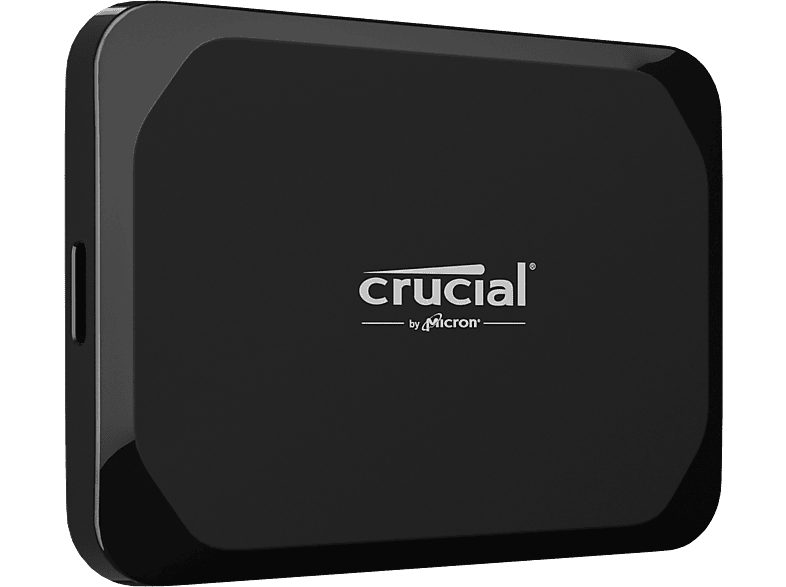 Disco duro SSD externo 4 TB- Crucial X9, USB-C, Portátil, Negro